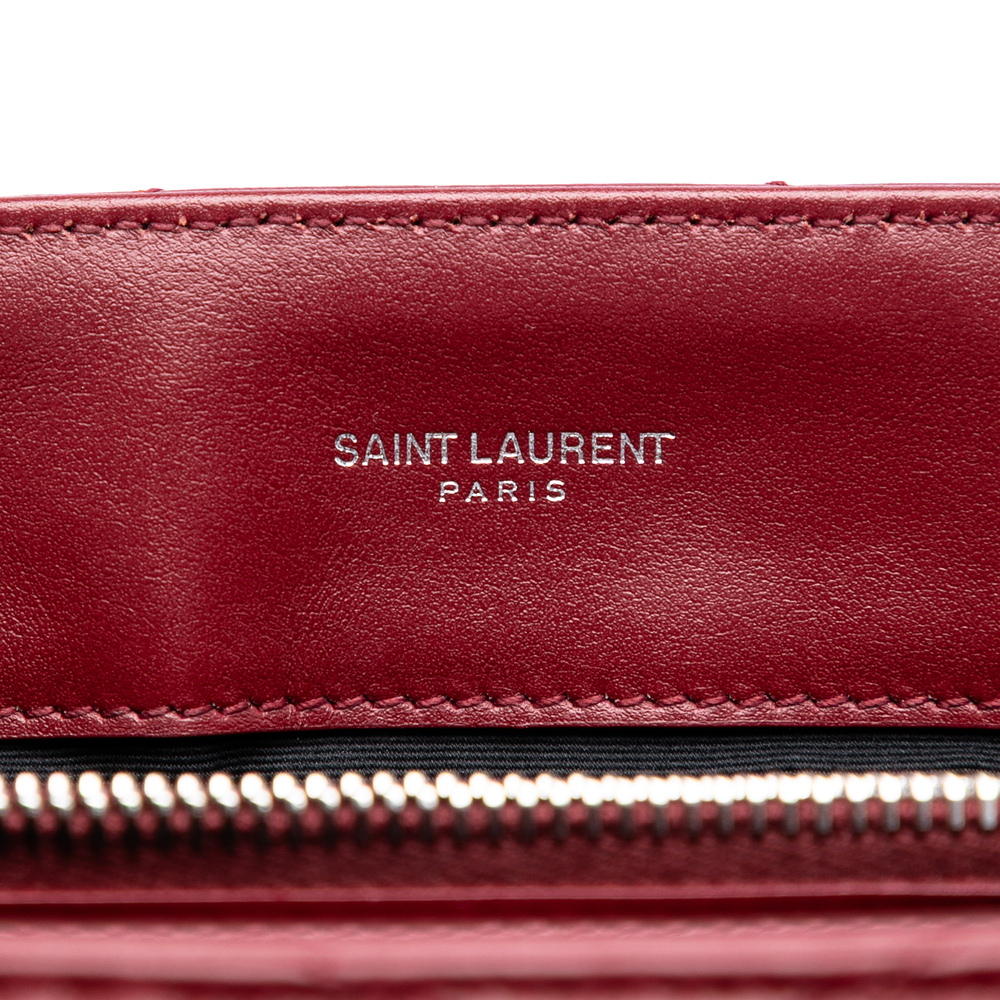 Pre-Loved Saint Laurent Medium Matelasse Calfskin Monogram LouLou Shoulder Bag - Picture 5 of 6